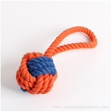 Bite Resistant with Hand Cotton Rope Dog Toy